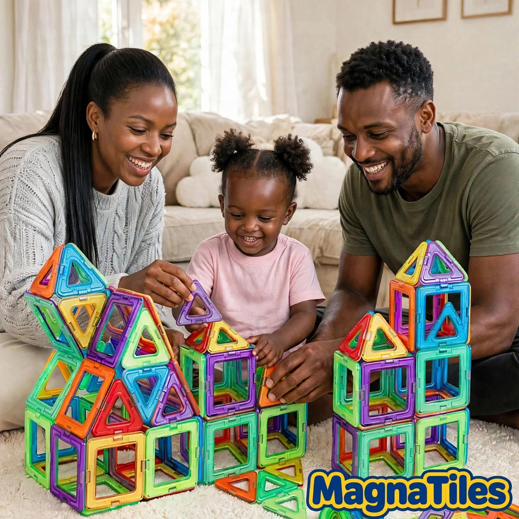 MagnaTiles™ - 68 Piece Best Magnetic Building Set