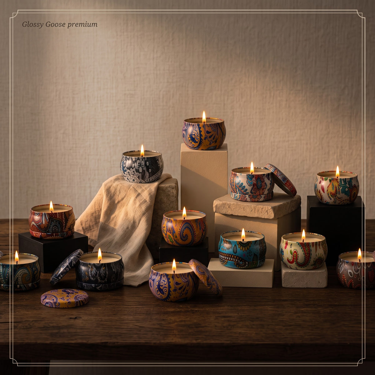 The Gypsy Soul Tin Candle Set (16 Scents)
