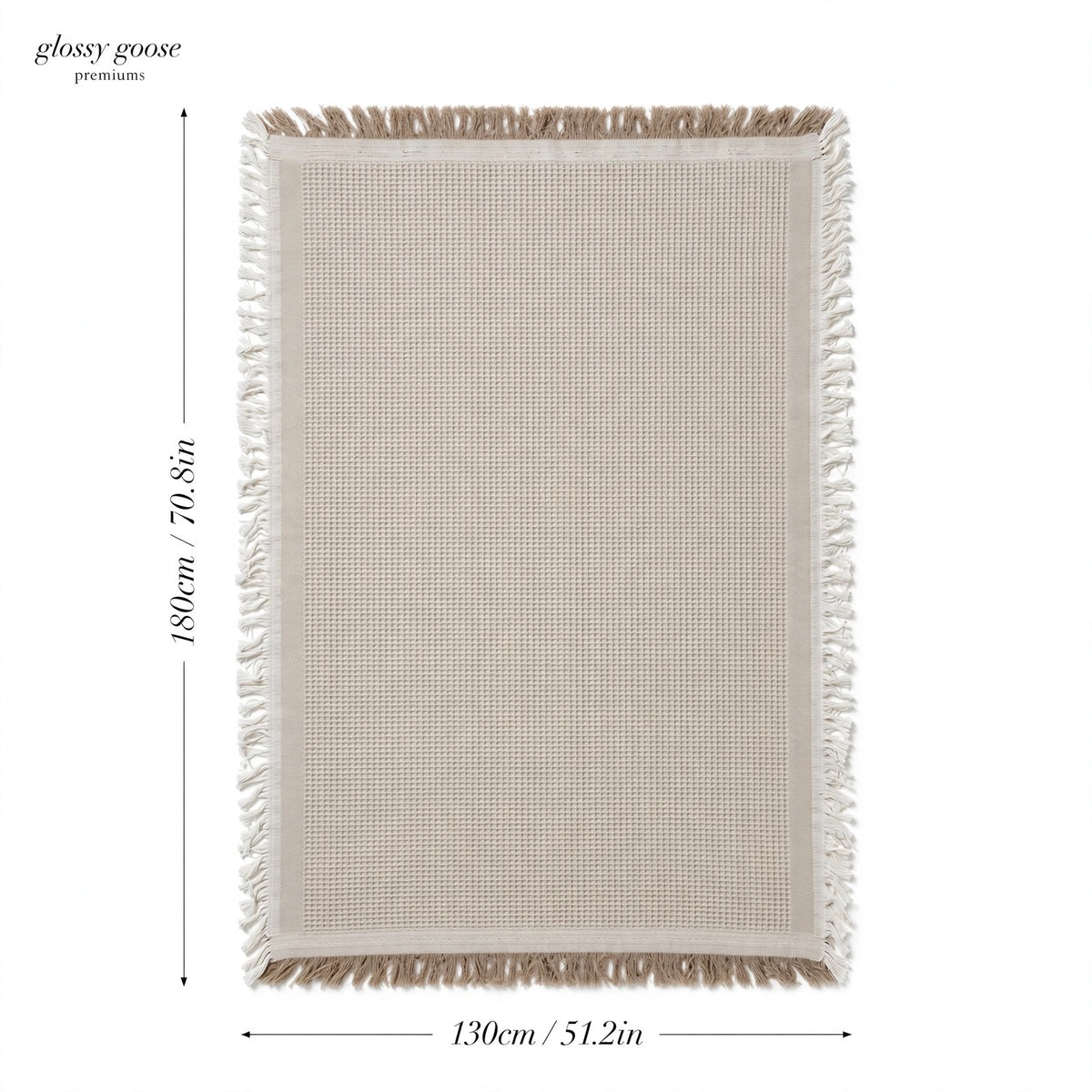 3-in-1 Boho Waffle Cover & Throw
