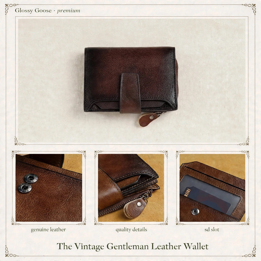 The Vintage Gentleman Leather Wallet
