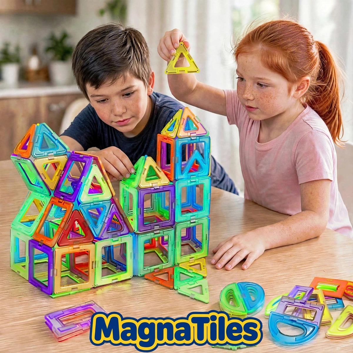 MagnaTiles™ - 68 Piece Best Magnetic Building Set
