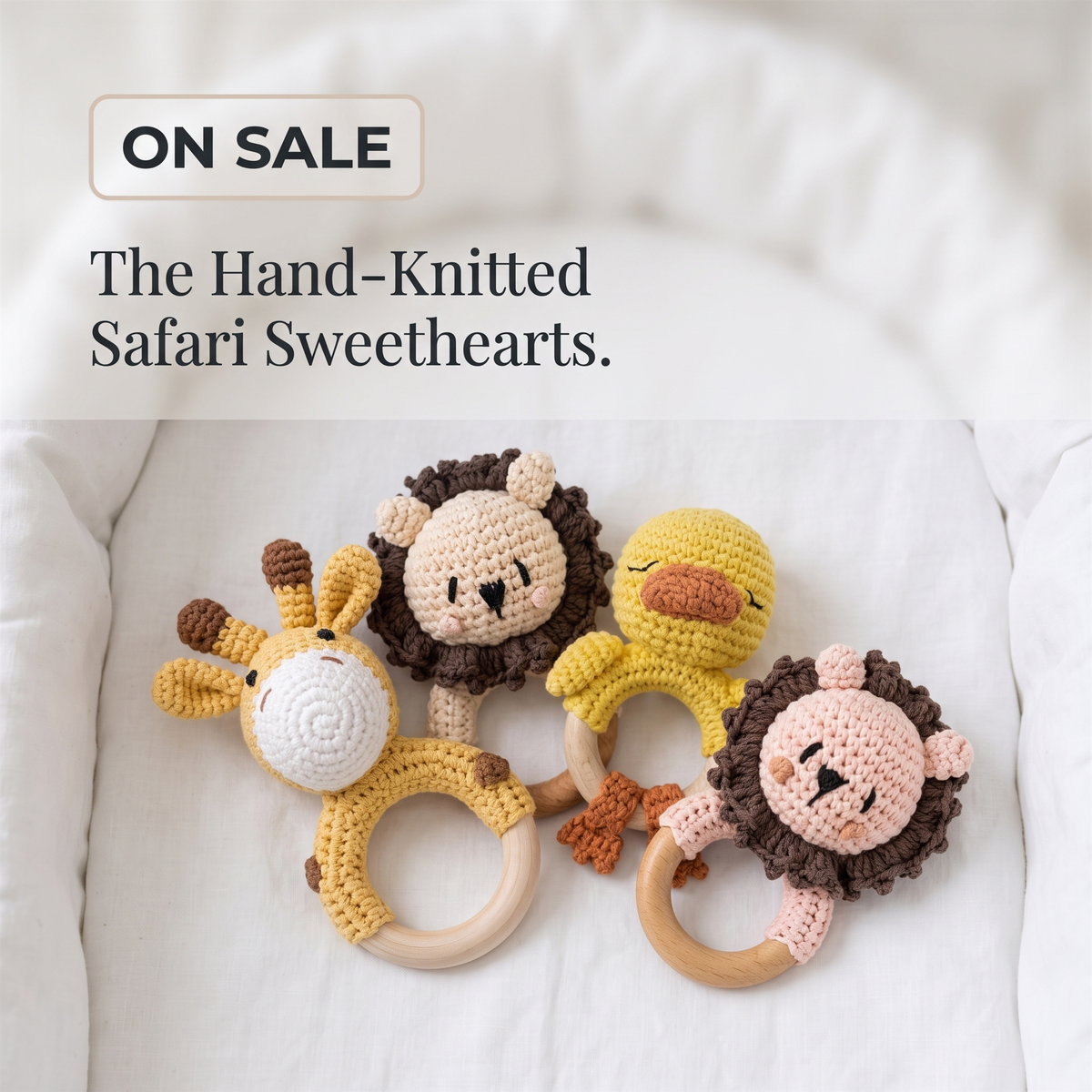 The Hand-Knitted Safari Sweethearts