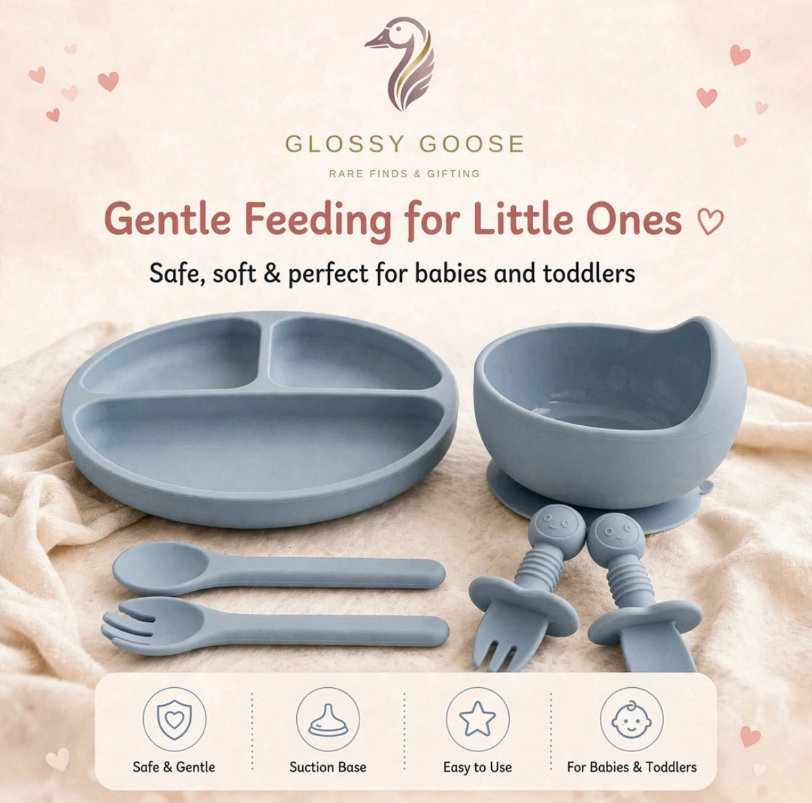 The First Nibbles Silicone Feeding Set