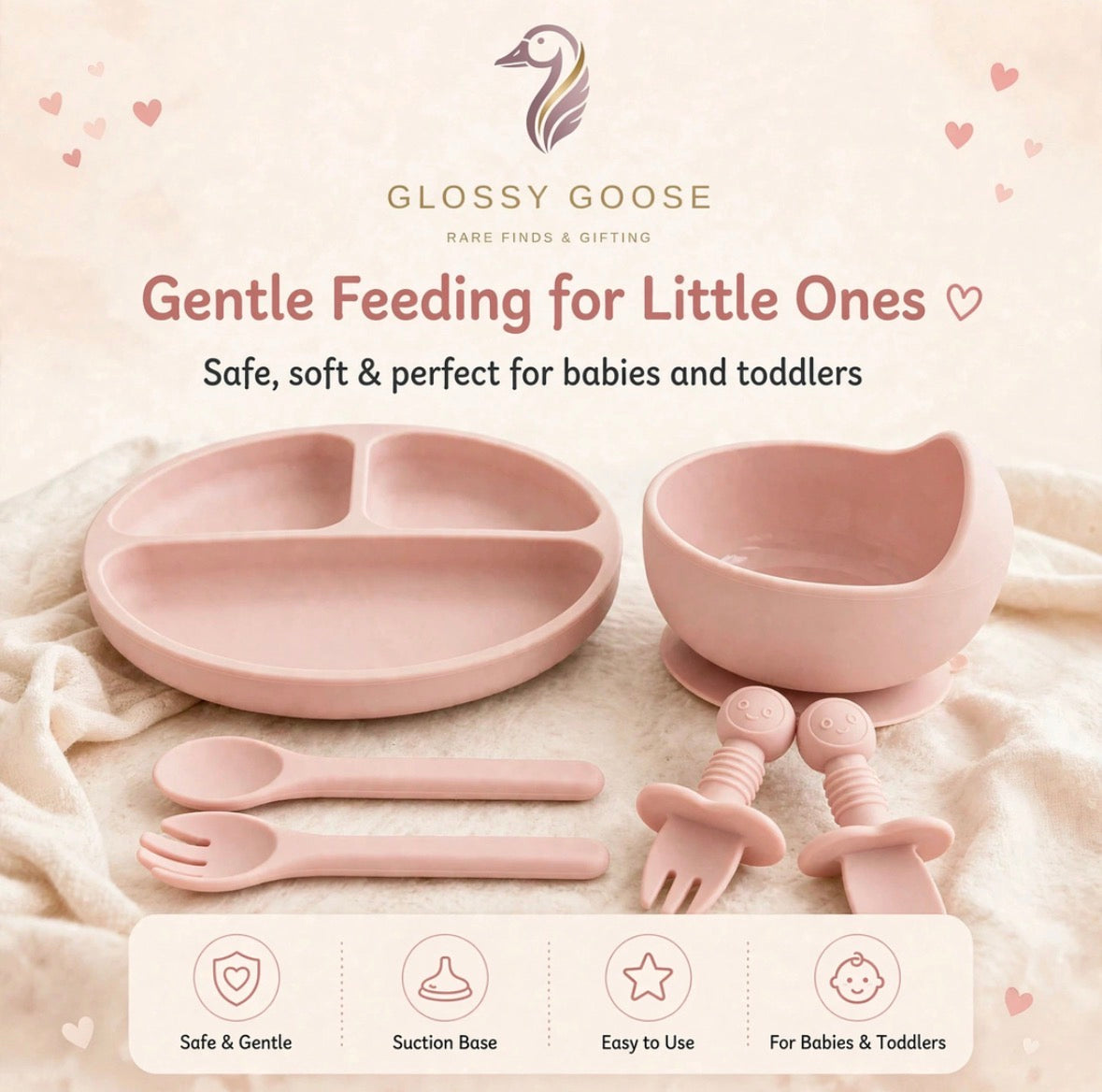 The First Nibbles Silicone Feeding Set