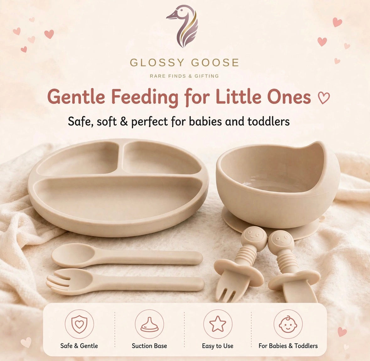 The First Nibbles Silicone Feeding Set