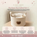 The Honey Bear Quilted Tub