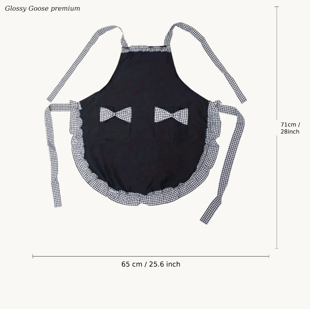 The Retro Pin-Up Gingham Kitchen Apron